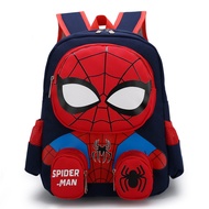 3D Marvel Spiderman School Bag Set Backpack Boy Cute Cartoon School Backpack