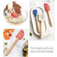 With Cream Cooking Baking Spatula Wooden Silicone For Spatula Heat Spatulas Exquisite Set Mixing Butter Handles Resista