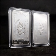 American Bison Commemorative Silver Bar 1 Ounce Silver Plated Commemorative Coin German Commemorativ