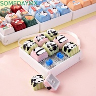 SOMEDAYMX Keycap Fidget Keychain, Creative 9-Key 9-Key Keyboard Pendant, Keyboard Button Clicker Car