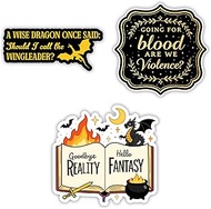 Set 3Pcs Going For Blood Are We Violence, Should I Call The Wingleader, Goobye Reality Hello Fantasy