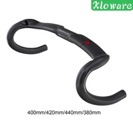 [Kloware] Road Bike Drop Bar Handlebar Carbon Fiber Handlebar 31.8mm Threadless Integrated Drop Bike