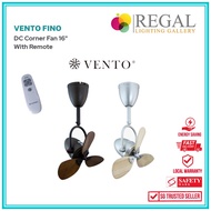 [Free Shipping] Vento Fino 16" DC Corner Fan with Remote - Regal Lighting