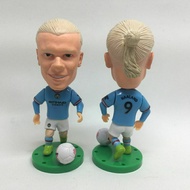 Football Player Character Minifigure Man.City Action Figure Soccerwe Football Display Accessories Ha