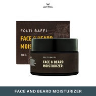 Pelembab Wajah Pria Untuk Kulit Kering Dan Kusam Folti Baffi Face And Beard Moisturizer