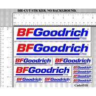 BF Goodrich Vinyl Die-Cut Sticker Kit Decal Funny JDM Racing Bike Motor mx Tires