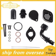 [TopFashion] Turbo Piping Kit CCV Crank Case Vent Reroute Basic Kit for 2011-2020  6.7L