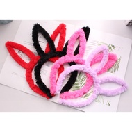 Plush bunny ears headband cute hair accessories