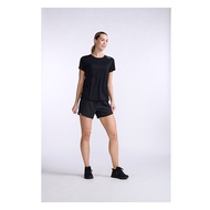 2XU Aero Tee เสื้อวิ่งผู้หญิง WR6565A-BLKSRF