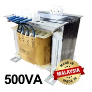 500VA Step Down Power Transformers (Input Volt : AC 230/415V, Output Volt: AC 12/24/110/240V)