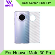 Back Carbon Fiber Screen Protector Film For Huawei Mate 30 Pro (Not Tempered Glass)