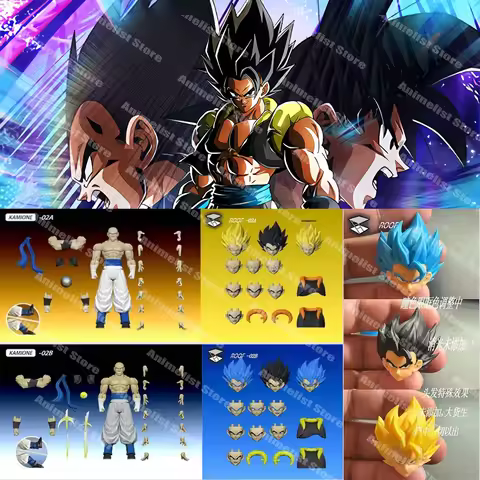 Tonsenarttoys Gogeta Action Figures Dragon Ball Z SHF Super Saiyan Blue SSJ Son Goku Vegeta Gogeta A