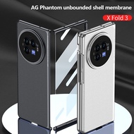 Phantom Phone Case For VIVO X Fold3 Pro Fold 3 PC Hard Lens Protector Cover With Tempered Film