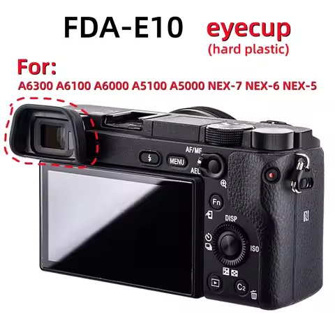 Hard Plastic FDA-EP10 Eyecup Viewfinder Replacement for Sony A6300 A6100 A6000 A5100 A5000 NEX-7 NEX
