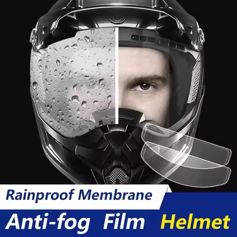 Universal Motorcycle Helmet Anti-fog Film and Rainproof Film Nano Coating Sticker Film Helmet Access