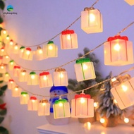 Christmas Tree Lights 10 Ft 20 LEDs Multi Colored Gift Boxes String Lights Battery Operated for Chri