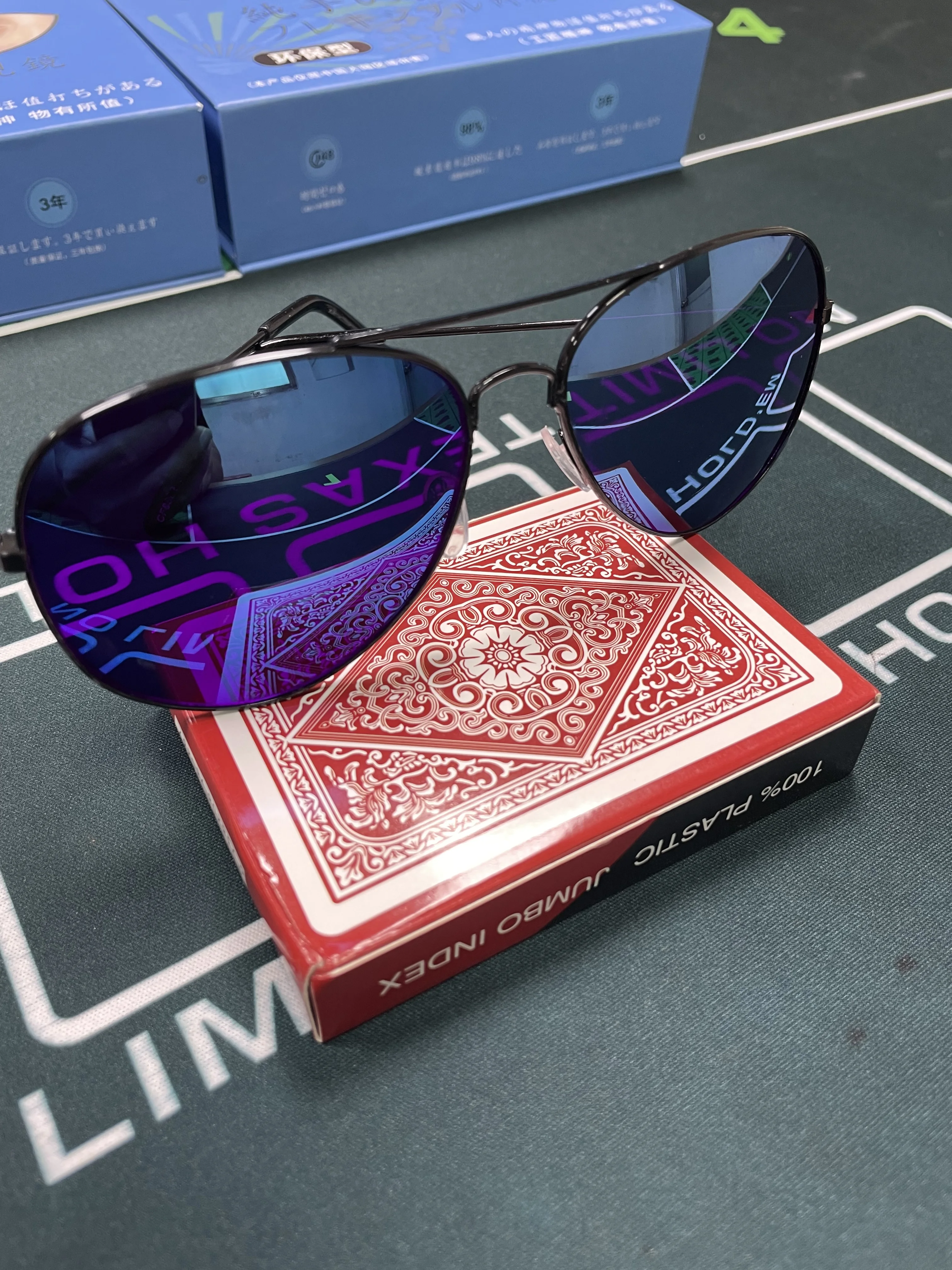 Free shipping Aviator Infrared Glasses For  Marked Playing Cards(Only Glasses) new