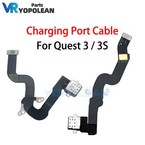 New Charging Cable For Meta Oculus Quest 3 For Quest 3s VR Headset Charging Port Flex Cable Headphon