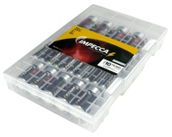 Impecca Super Alkaline Batteries AA-20 AAA-8 C-5 D-5 9Volt-2 Maximum Power 10-Year Shelf Life Long L