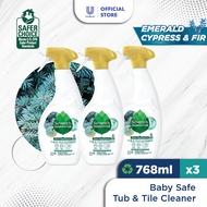 [Bundle of 3] Seventh Generation Tub & Tile Cleaner Emerald Cypress & Fir 768ml