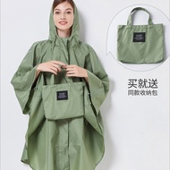 Fashion Lightweight Hooded Raincoat Adult Poncho Business Trip Hiking Leisure Travel
