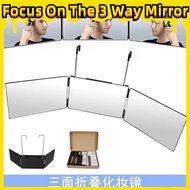 [Focus On The 3 Way Mirror]3 Way Adjustable Dressing Mirror - Matte Surface & Lightweight Frame (SG 