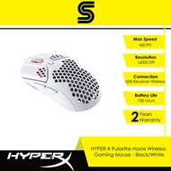 HYPERX Pulsefire Haste Wireless Gaming Mouse - Black/White