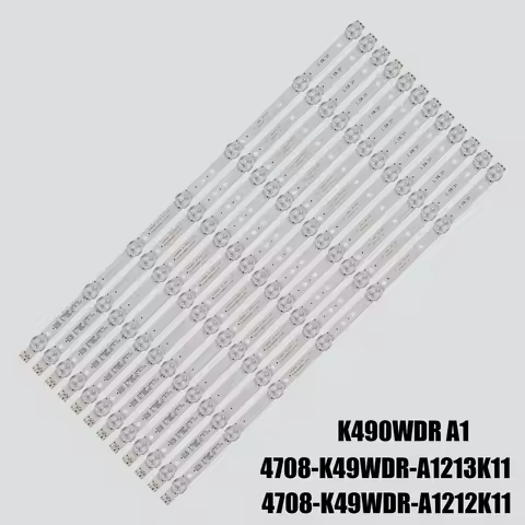 LED Backlight strip 7 Lamp for Tosh iba 49" TV 49L621U K490WDR A1 4708-K49WDR-A1212K11 4708-K49WDR-A