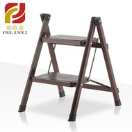 Fulinxi Ladder Household A-Frame Ladder Two-Step Ladder Stool Two-Step Ladder Two-Step Step Ladder C