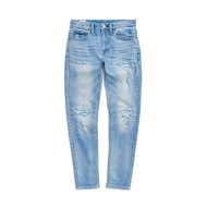 EDWIN 男裝 RED LABEL 365 丹寧中腰錐形褲 (漂淺藍)