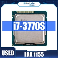 เริ่มต้นใช้เดิม Intel คอร์ I7 3770S โปรเซสเซอร์ Quad-Core L3 3.1Ghz = 8M 65W LGA 1155 I7เดสก์ท็อป-3770S CPU สนับสนุนเมนบอร์ด B75