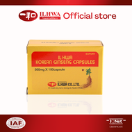 โสมเกาหลี อิลวา แค็ปซูลโสม 100 แคป ilhwa korean ginseng capsules 100 cap โสมเกาหลีแท้ โสมอิลวา โสมสก