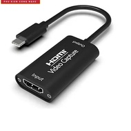 Converter Cable: HDMI to Laptop, PC via Type-C Port 1080P HDMI Video Capture - HDMI Cable