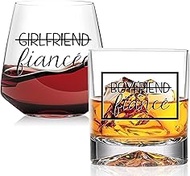 TrophyToast Engagement Gifts for Couples, Fiance Fiancee Gift for Him and Her, Unique Engagement Gif