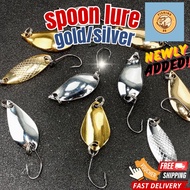 【SPOON LURE】Micro Spoon lure /umpan casting/ umpan haruan sebarau siakap kerapu Toman/ umpan sudu