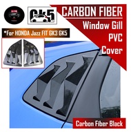 🔥SG SELLER🔥Honda Jazz Fit GK3 GK5 Car Side Window Louver Carbon Fiber Rear Quarter Spoiler Vent
