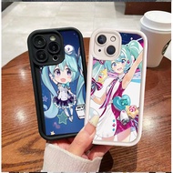 Kawaii Hatsune Miku Caing For OPPO Realme C75 C67 C65 C63 C53 C51 C61 Note 50 60 C35 C55 C11 2021 20