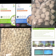 3D Filter Media 3D Bio Ring & 3D Hollow Beads 1L With Nett Bag 养菌石