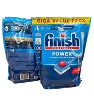 ผลิตภัณฑ์ล้างจานชนิดก้อน 80tabs & 100tabs Finish Powerball All in1 Dishwasher เม็ดน้ำยาล้างจาน เครื่