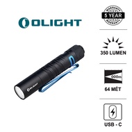 OLIGHT I5R EOS Led mini flashlight, high performance, 350 lumens, 64m range, 14500 battery, TYPE-C c