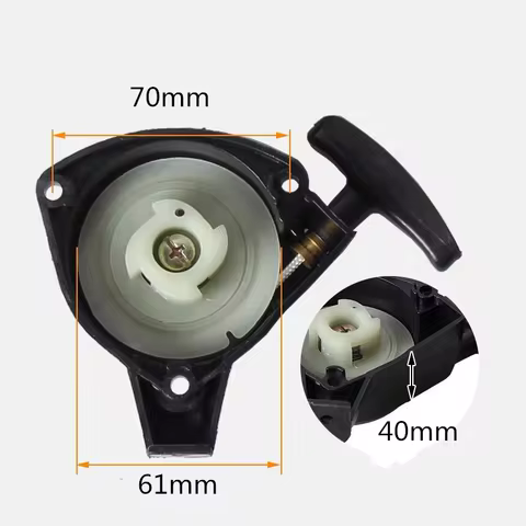 RECOIL STARTER ASSEMBLY 4T EASY START FOR MITSUBISHI TU26 TB26 TU23 TU33 767 768 SPRAYER REWIND PULL