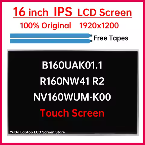 16" Laptop LCD Touch Screen B160UAK01.1 R160NW41 R2 NV160WUM-K00 Display Matrix Panel Replacement 19