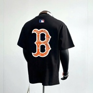 MLB KOREA T-shirt for men and women, high quality, 100% cotton with 2-way stretch, weight 250gms, NY
