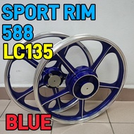 OFFER OFFER!! !! ENKEI SPORT RIM SPORTRIM FG511 511 CNC 5 BATANG LC135 LC 135 BLUE