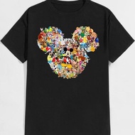 Haoshoku - Mickey Mouse Distro Shirt - Original Men's and Women's T-Shirt - BR611 Combed Comfortable