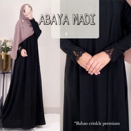 abaya terbaru lebaran 2024 Gamis Abaya terbaru Nadi abaya turkey gamis crinkle terbaru kekinian dan 