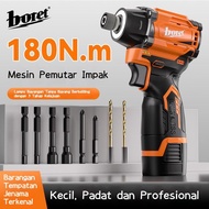 BET4812 Brushless 16.8V Cordless Impact Drill 180N.m Torque Impact Driver 3-Mode Wall Drilling Metal
