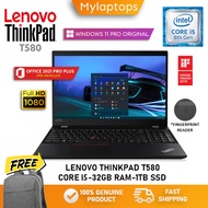 LENOVO THINKPAD T570/T580/T590  [CORE i5-8TH GEN / UP TO 32GB RAM & 1TB SSD] 15.6 INCH FHD IPS DISPL
