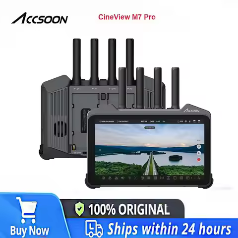 Accsoon CineView M7 Pro Monitor Wireless Video Receiver 7" Camera Field Monitor 1000nit Touch Screen