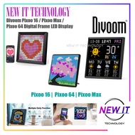 Divoom Pixoo 16 / Pixoo Max / Pixoo 64 Digital Frame LED Display [Customizable Pixel Art/Room Decor/Control with App]